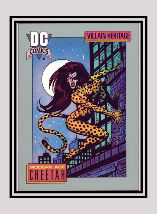 DC! 1x Modern Age Cheetah - Base (#024 - 1991 Impel DC Cosmic Cards)