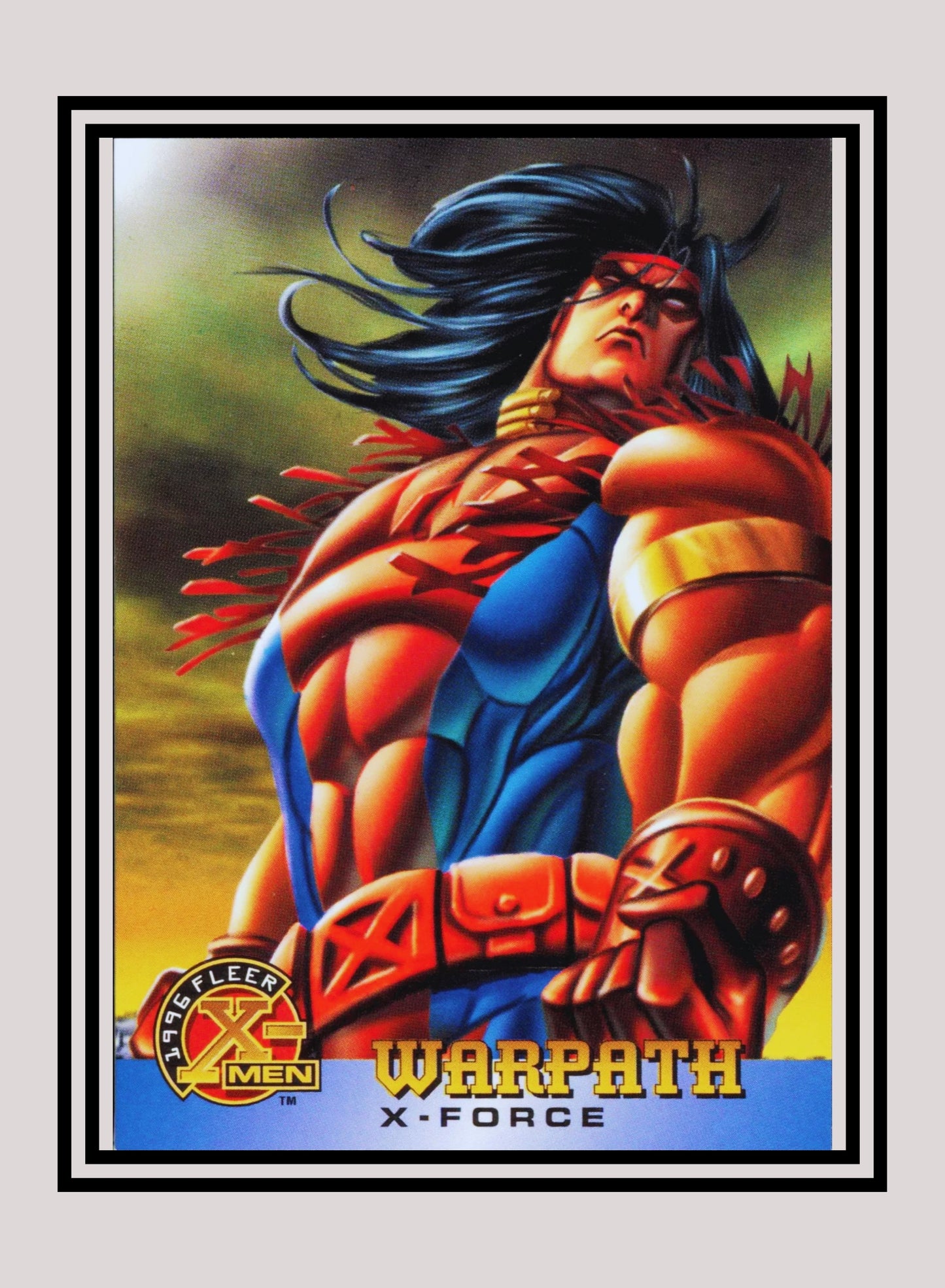 Marvel! 1x Warpath - Base (#024 - 1996 Fleer X Men)