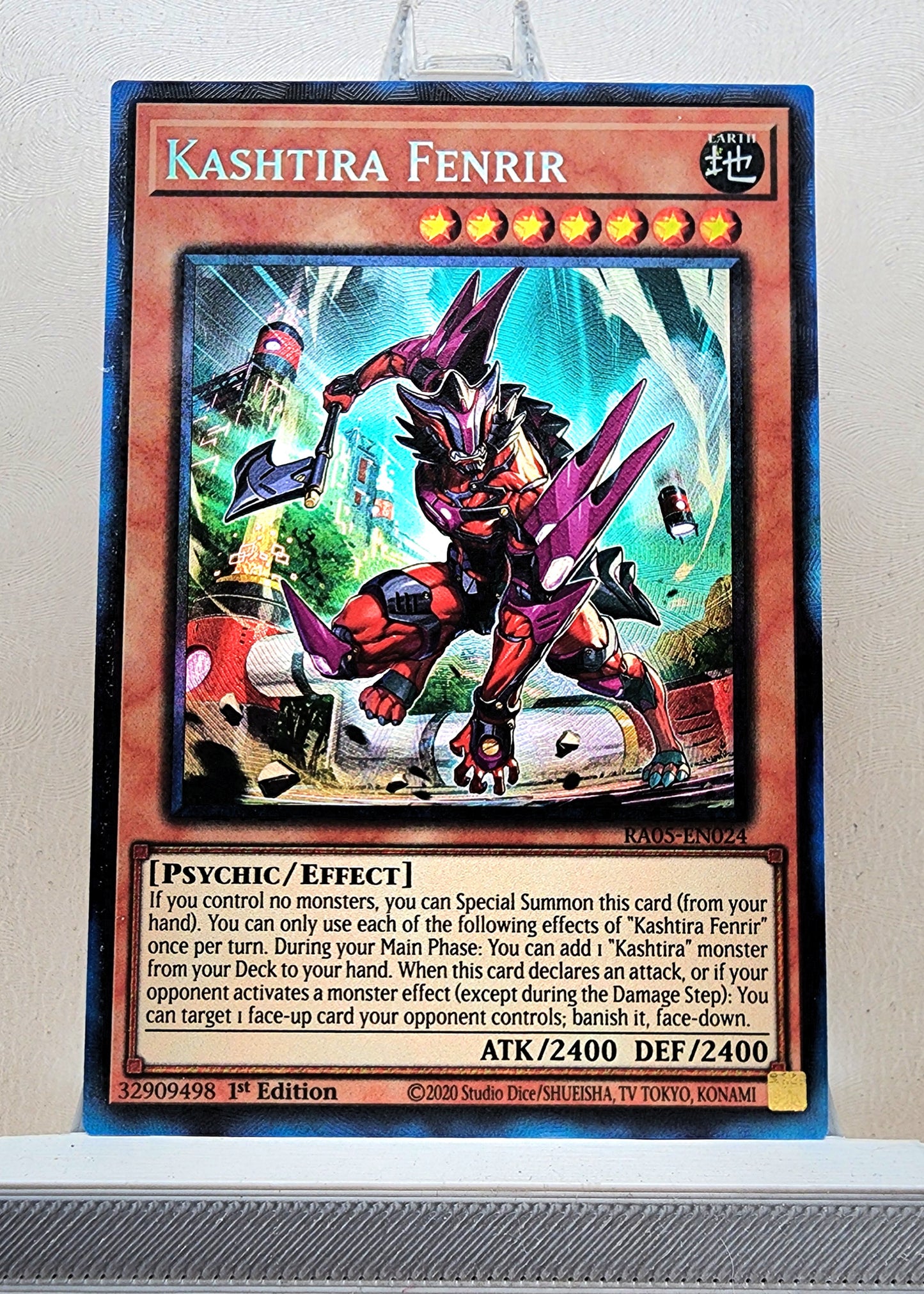 Yugioh! 1x Kashtira Fenrir (RA05 - Prismatic Collectors Rare) 1st Edition