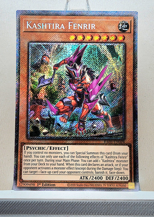 Yugioh! 1x Kashtira Fenrir (RA05 - Platinum Secret Rare) 1st Edition