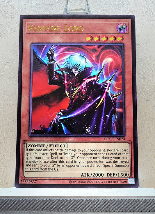 Yugioh! 1x Vampire Lord (LCKC - Ultra Rare) Unli Edition