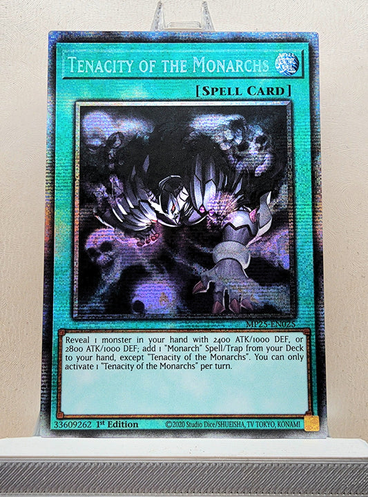 Yugioh! 1x Tenacity of the Monarchs (MP25 - Starlight Rare) 1st Edition