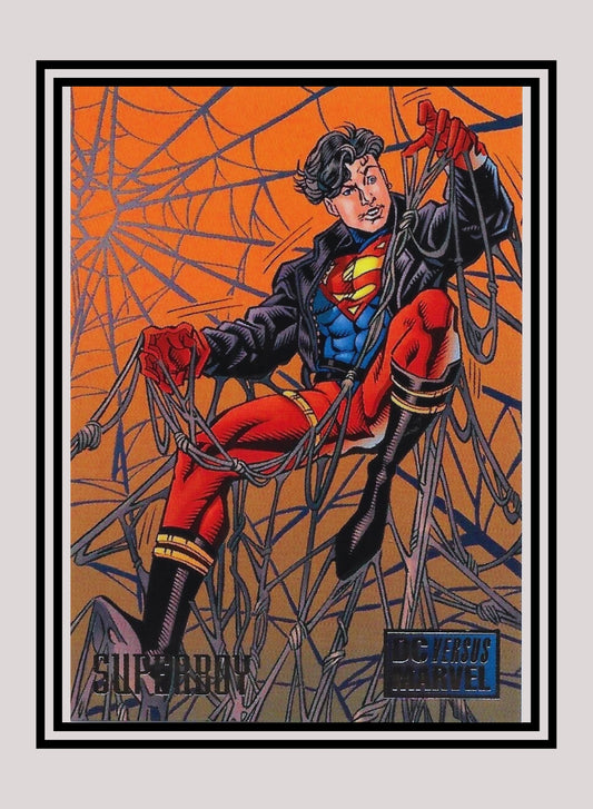 Marvel! 1x Superboy - Base (#025 - 1995 Fleer DC vs. Marvel Comics)