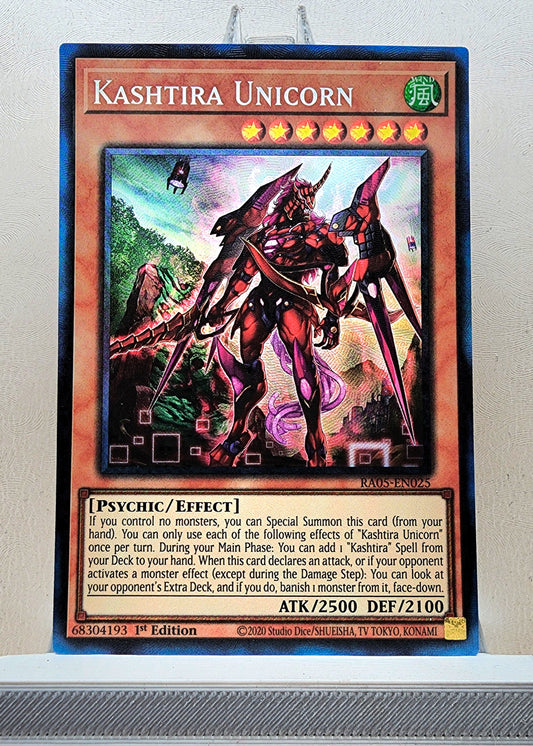 Yugioh! 1x Kashtira Unicorn (RA05 - Prismatic Collectors Rare) 1st Edition