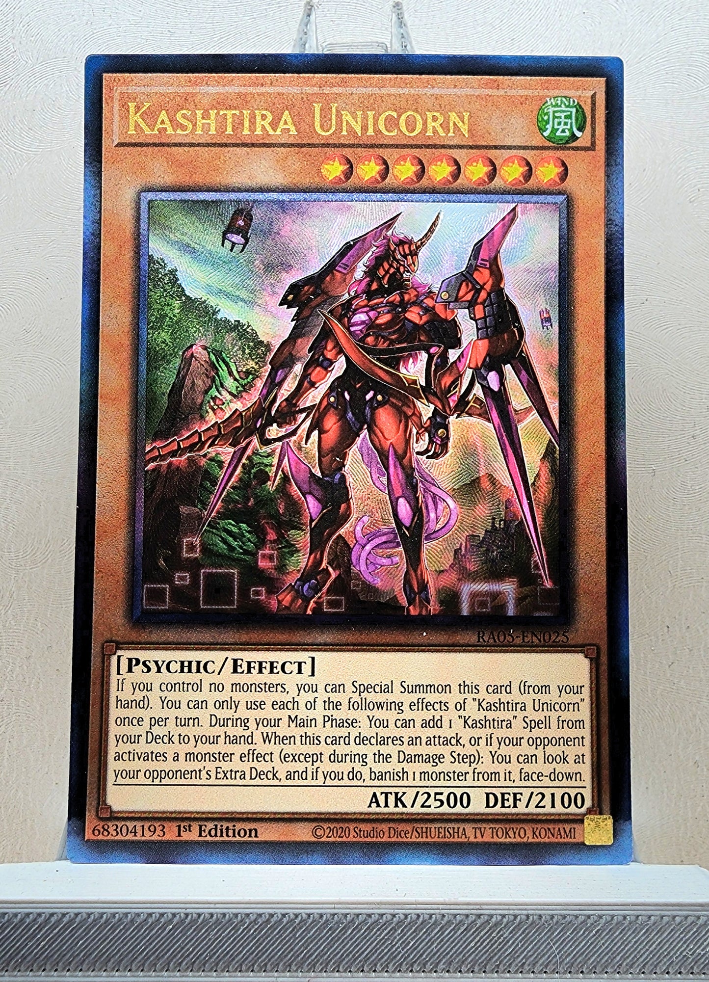 Yugioh! 1x Kashtira Unicorn (RA05 - Prismatic Ultimate Rare) 1st Edition