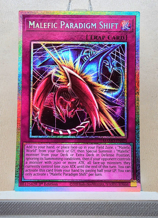 Yugioh! 1x Malefic Paradigm Shift (MAMO - Starlight Rare) 1st Edition