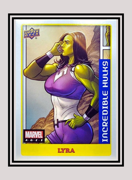 Marvel! 1x Lyra - Sticker (#025 - 2020 Upper Deck Marvel Ages)