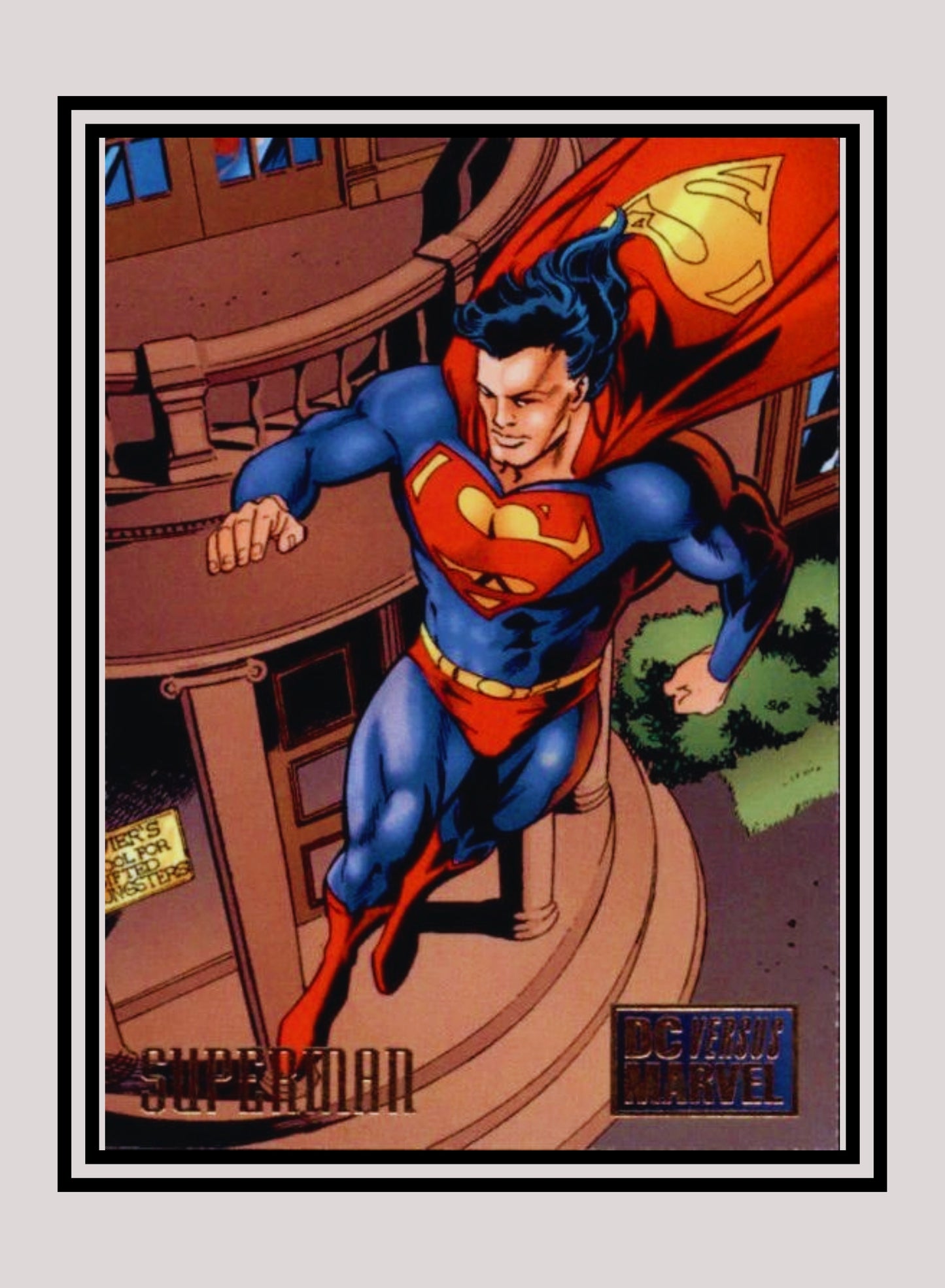 Marvel! 1x Superman - Base (#026 - 1995 Fleer DC vs. Marvel Comics)