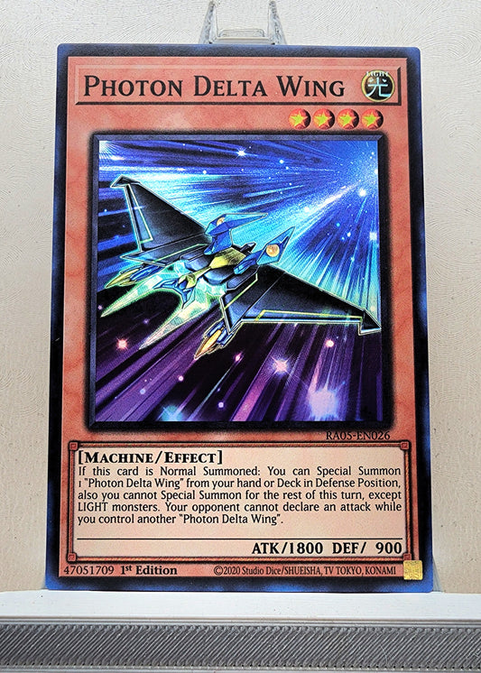 Yugioh! 1x Photon Delta Wing (RA05 - Super Rare) 1st Edition