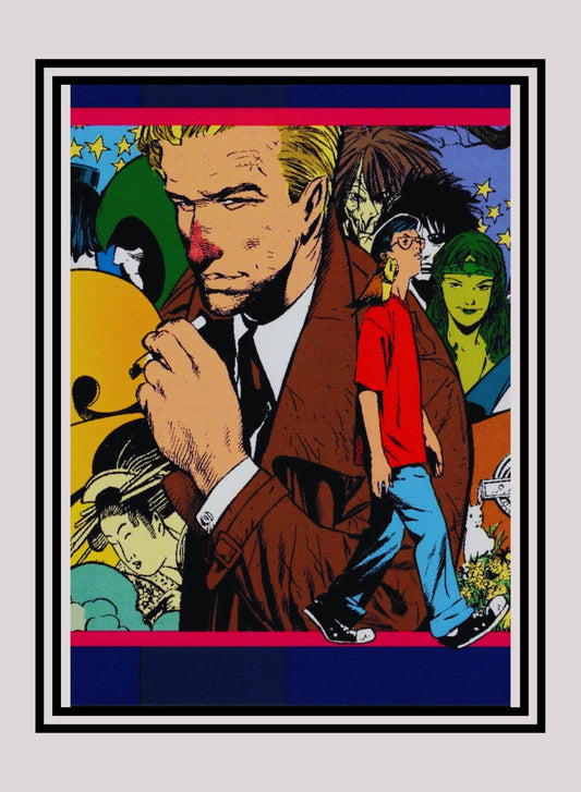 DC! 1x Worlds of Magic - Base (#026 - 1993 Skybox DC Cosmic Teams)