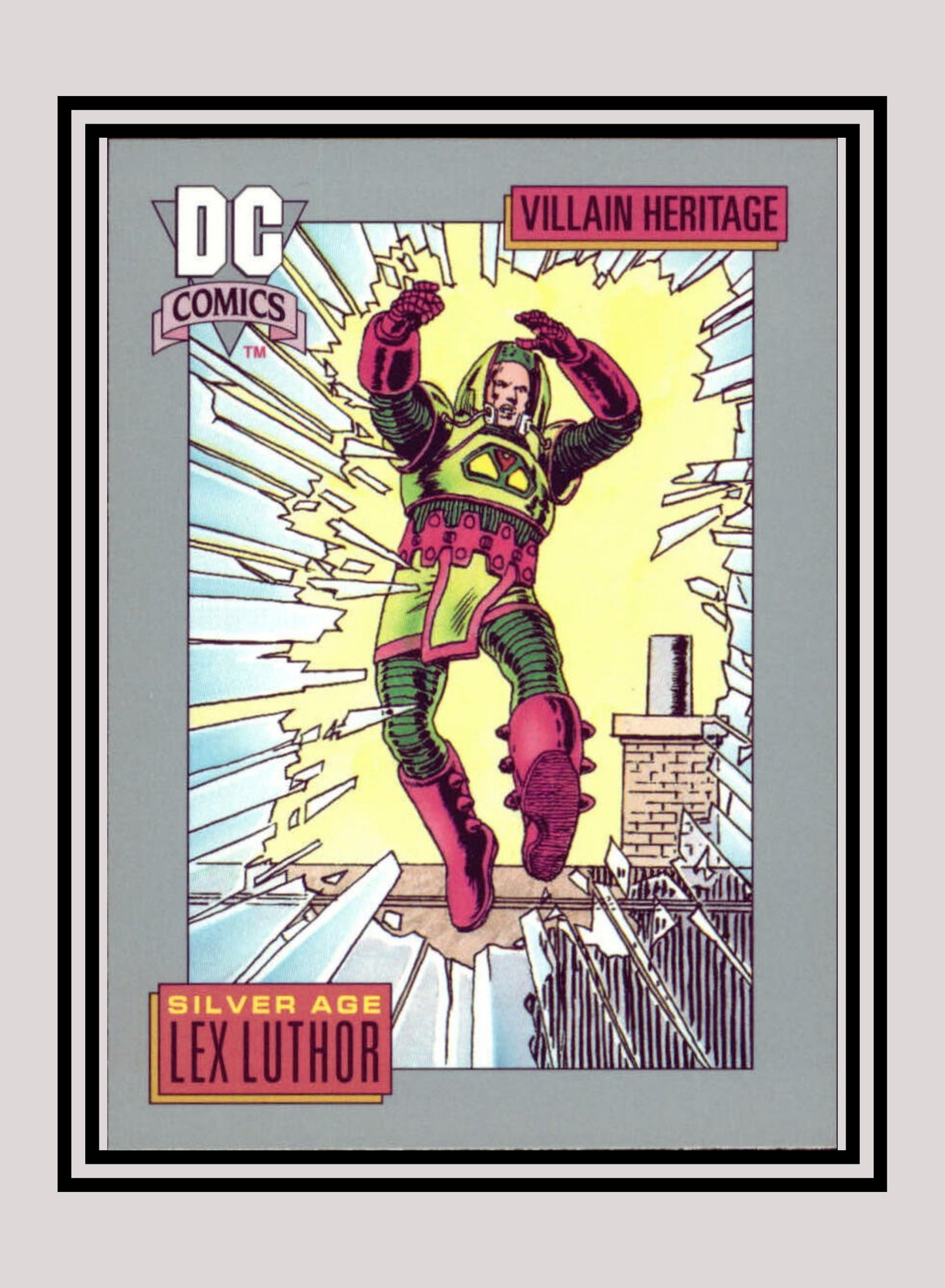 DC! 1x Silver Age Lex Luthor - Base (#026 - 1991 Impel DC Cosmic Cards)