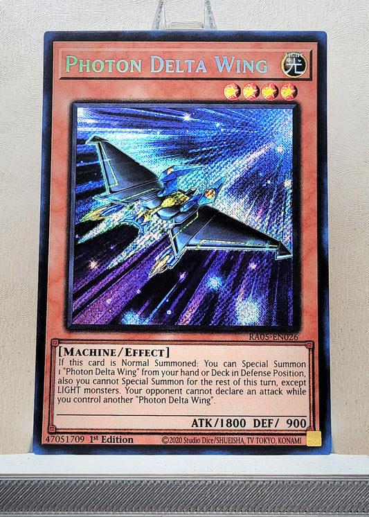 Yugioh! 1x Photon Delta Wing (RA05 - Secret Rare) 1st Edition