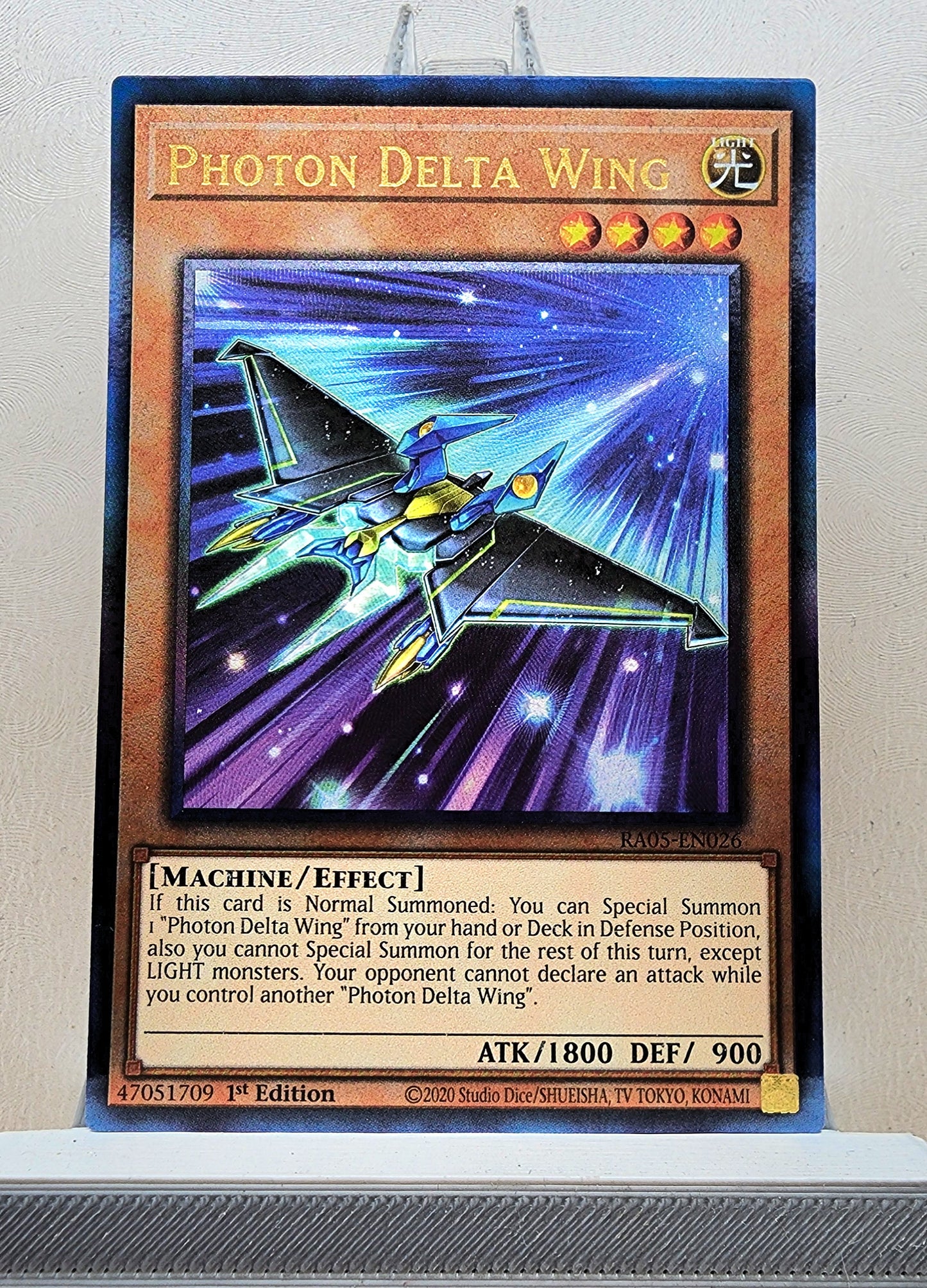 Yugioh! 1x Photon Delta Wing (RA05 - Prismatic Ultimate Rare) 1st Edition