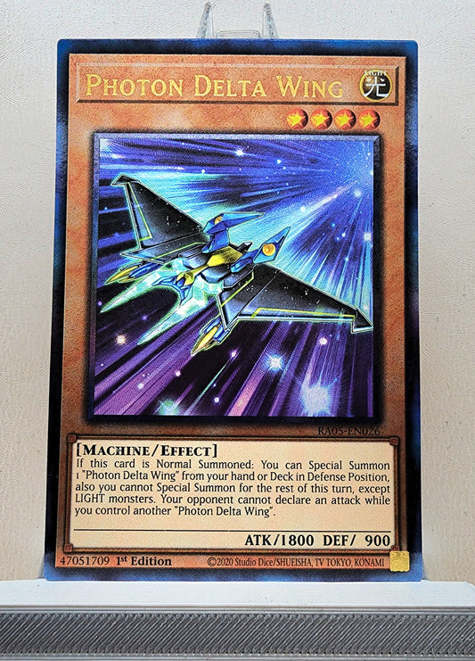 Yugioh! 1x Photon Delta Wing (RA05 - Prismatic Ultimate Rare) 1st Edition