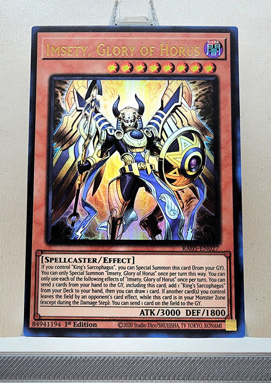 Yugioh! 1x Imsety, Glory of Horus (RA05 - Ultra Rare) 1st Edition