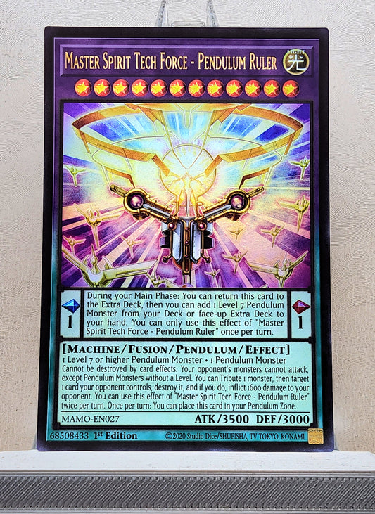 Yugioh! 1x Master Spirit Tech Force - Pendulum Ruler (MAMO - Ultra Rare) 1st Edition