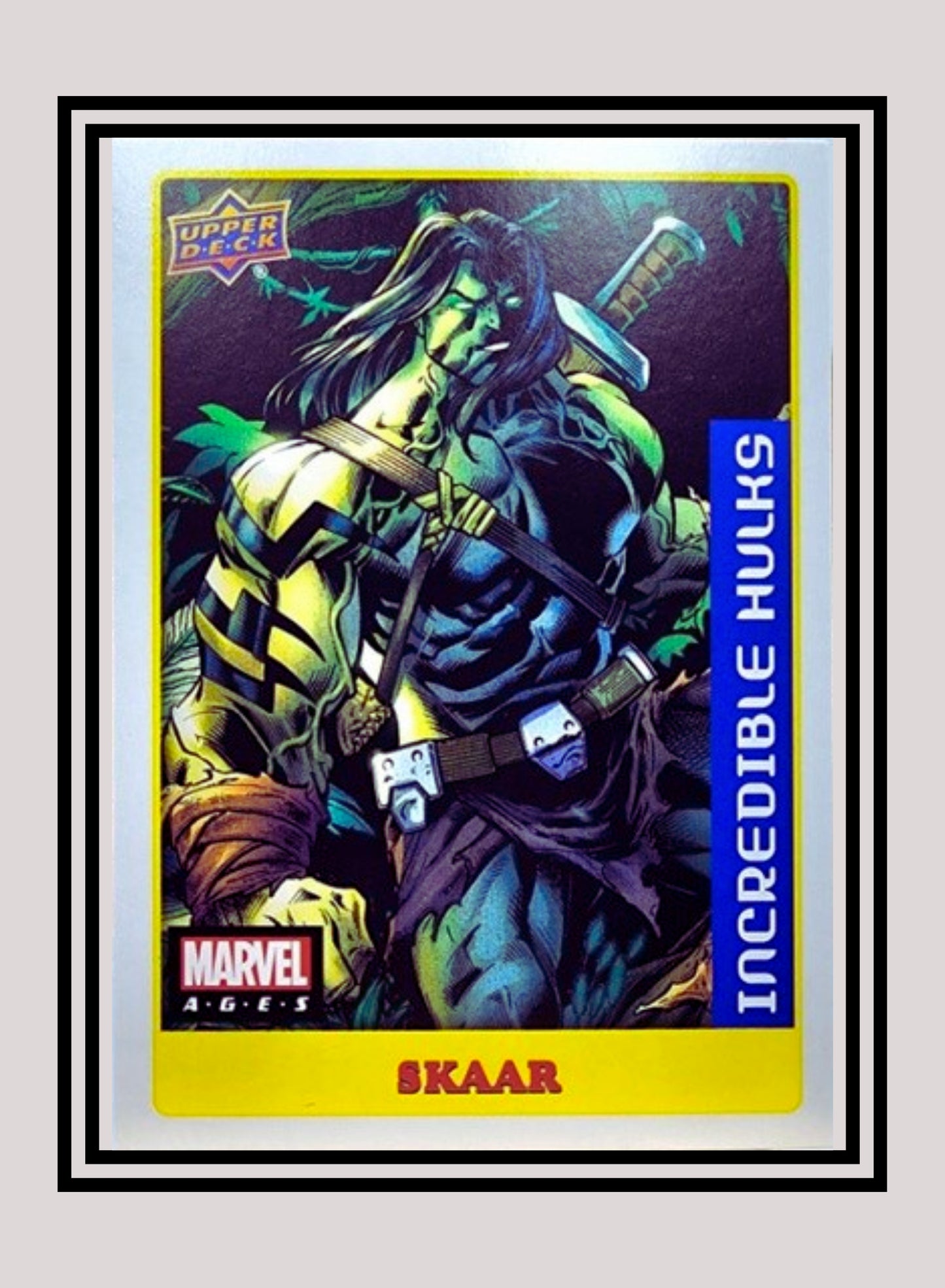 Marvel! 1x Skaar - Sticker (#027 - 2020 Upper Deck Marvel Ages)