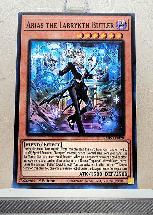 Yugioh! 1x Arias the Labrynth Butler (RA05 - Super Rare) 1st Edition