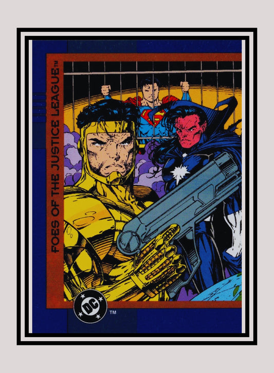 DC! 1x Foes of the Justice League - Base (#028 - 1993 Skybox DC Cosmic Teams)