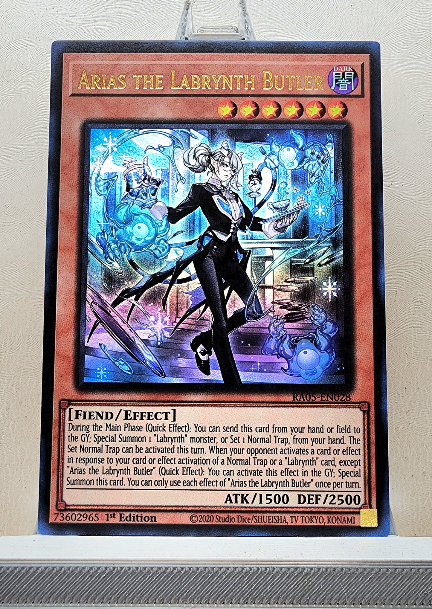 Yugioh! 1x Arias the Labrynth Butler (RA05 - Ultra Rare) 1st Edition