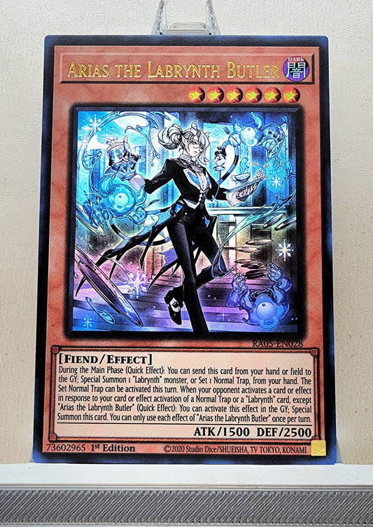 Yugioh! 1x Arias the Labrynth Butler (RA05 - Ultra Rare) 1st Edition