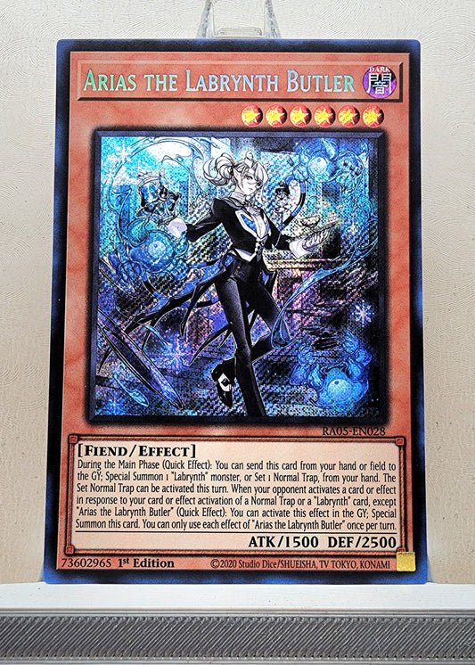 Yugioh! 1x Arias the Labrynth Butler (RA05 - Secret Rare) 1st Edition