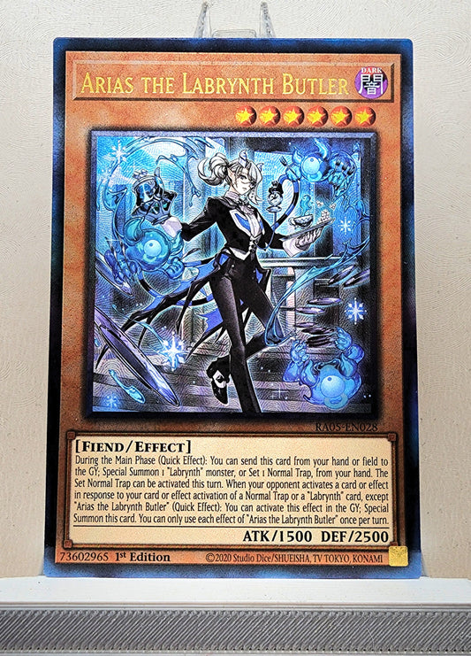 Yugioh! 1x Arias the Labrynth Butler (RA05 - Prismatic Ultimate Rare) 1st Edition