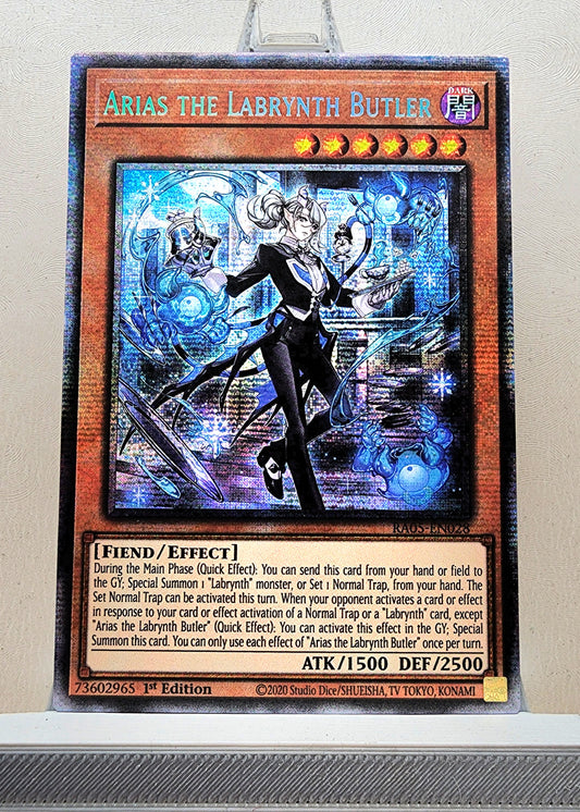 Yugioh! 1x Arias the Labrynth Butler (RA05 - Starlight Rare) 1st Edition