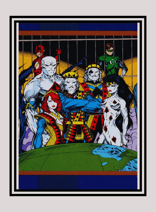 DC! 1x Foes of the Justice League - Base (#029 - 1993 Skybox DC Cosmic Teams)