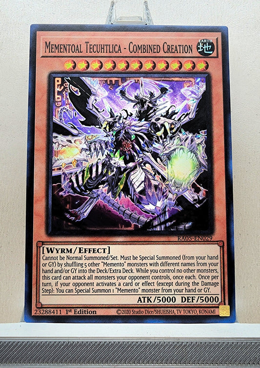 Yugioh! 1x Mementoal Tecuhtlica - Combined Creation (RA05 - Super Rare) 1st Edition