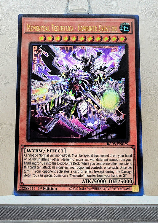Yugioh! 1x Mementoal Tecuhtlica - Combined Creation (RA05 - Ultra Rare) 1st Edition