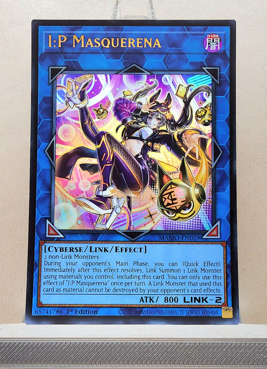 Yugioh! 1x I:P Masquerena New Art (MAMO - Ultra Rare) 1st Edition