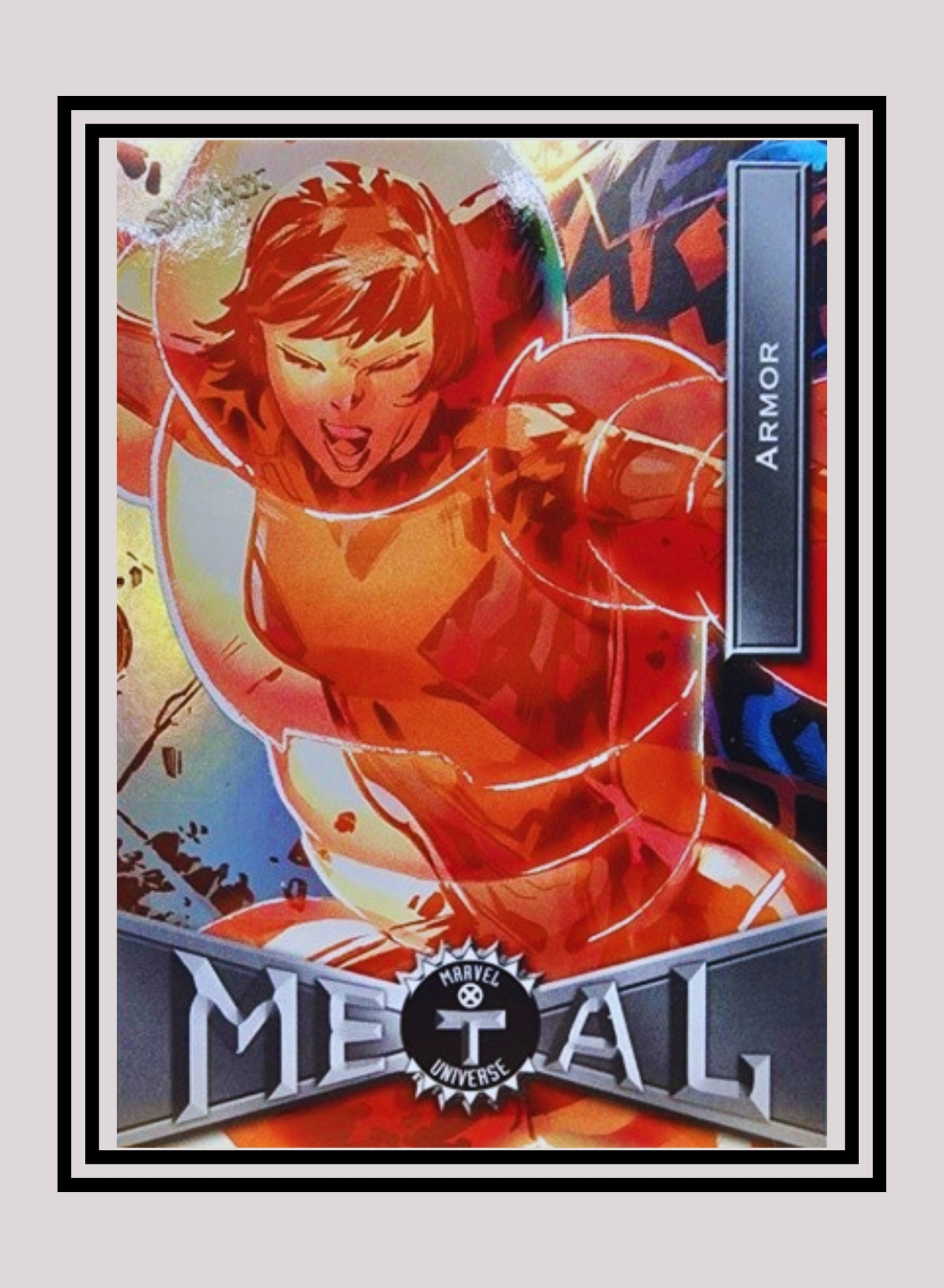 Marvel! 1x Armor - Base Low Series (#002 - 2021 Upper Deck X-Men Metal Universe)