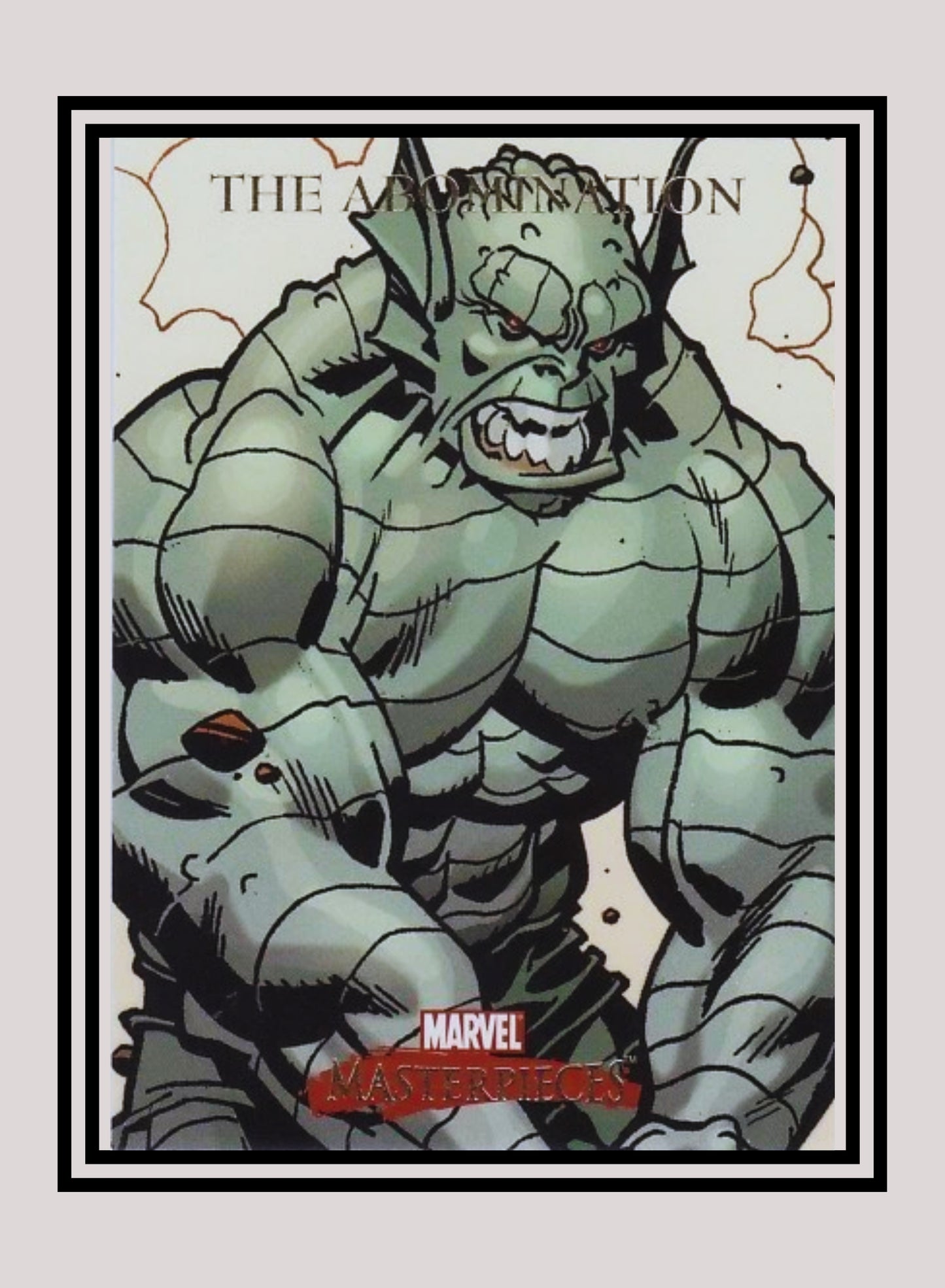 Marvel! 1x The Abomination - Base (#02 - 2007 Upper Deck Marvel Masterpieces)