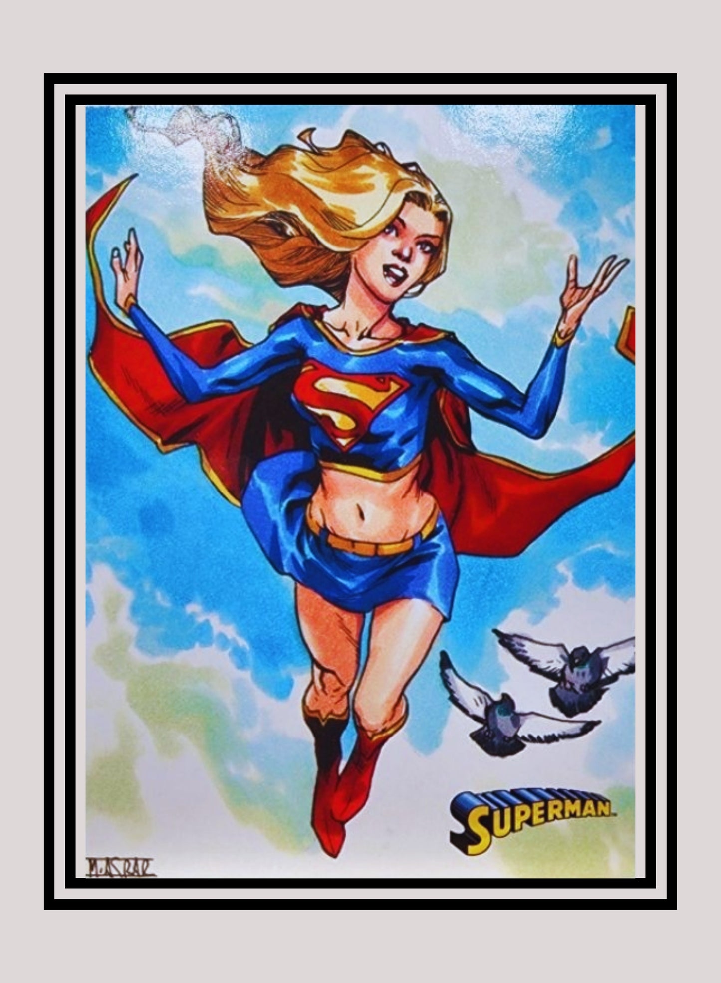 DC! 1x Supergirl - Base (#02 - 2013 Cryptozoic DC Superman)