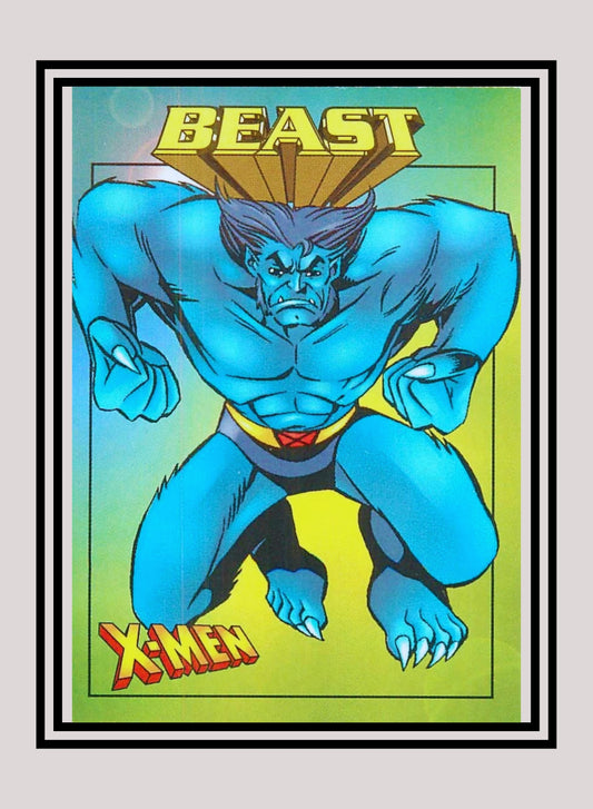 Marvel! 1x Beast - Base (#02 - 1997 Fleer X-Men International)