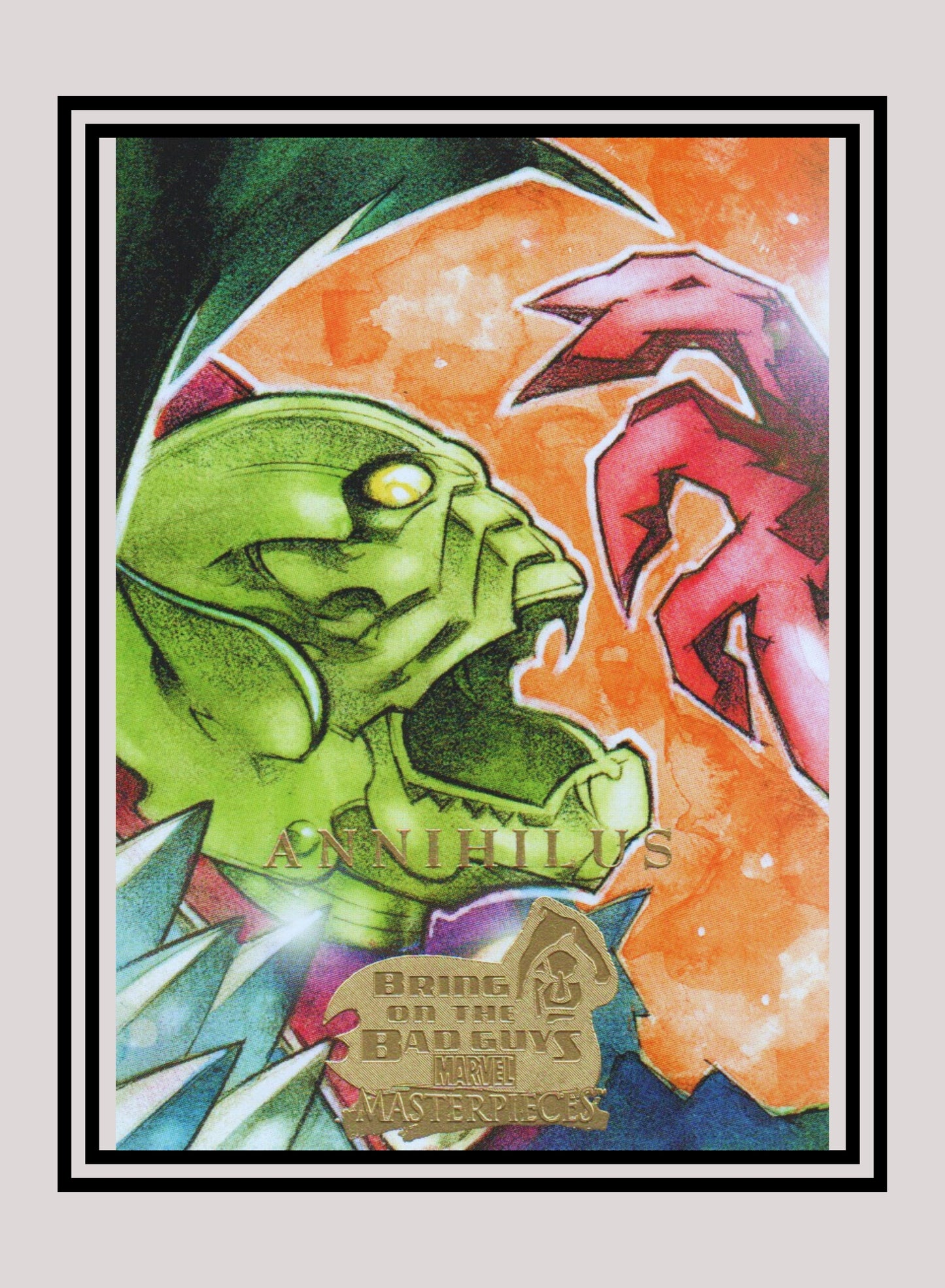 Marvel! 1x Annihilus - Base (#02 - 2008 Upper Deck Marvel Masterpieces Series 3)