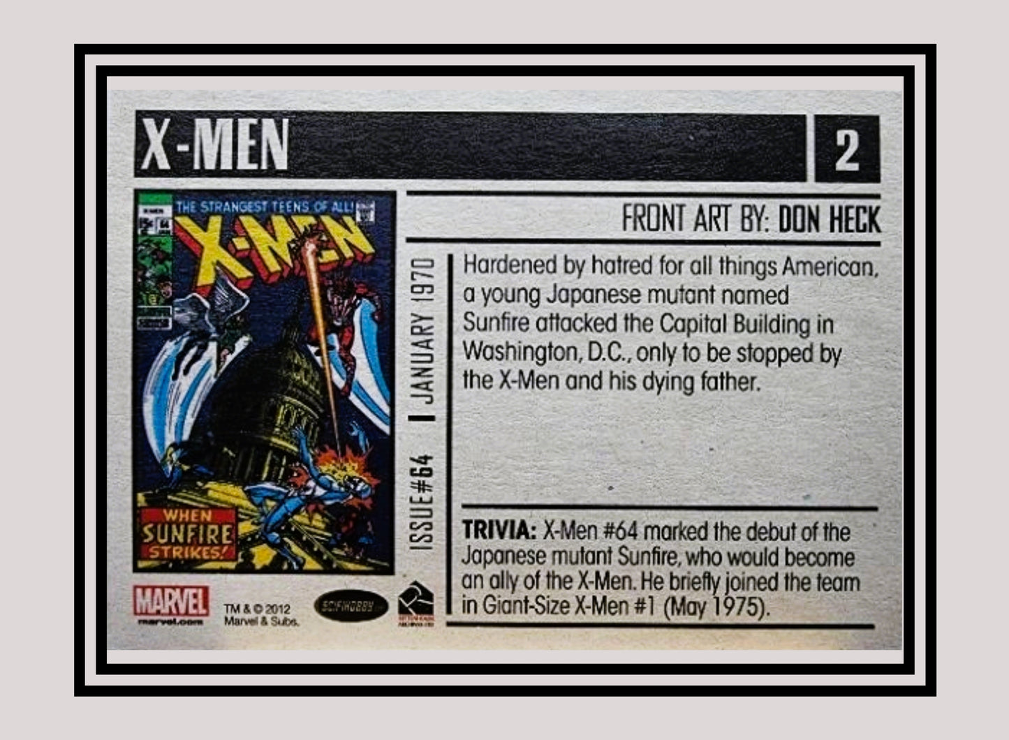 Marvel! 1x X-Men #64 - Base (#02 - 2012 Rittenhouse Marvel Bronze Age)