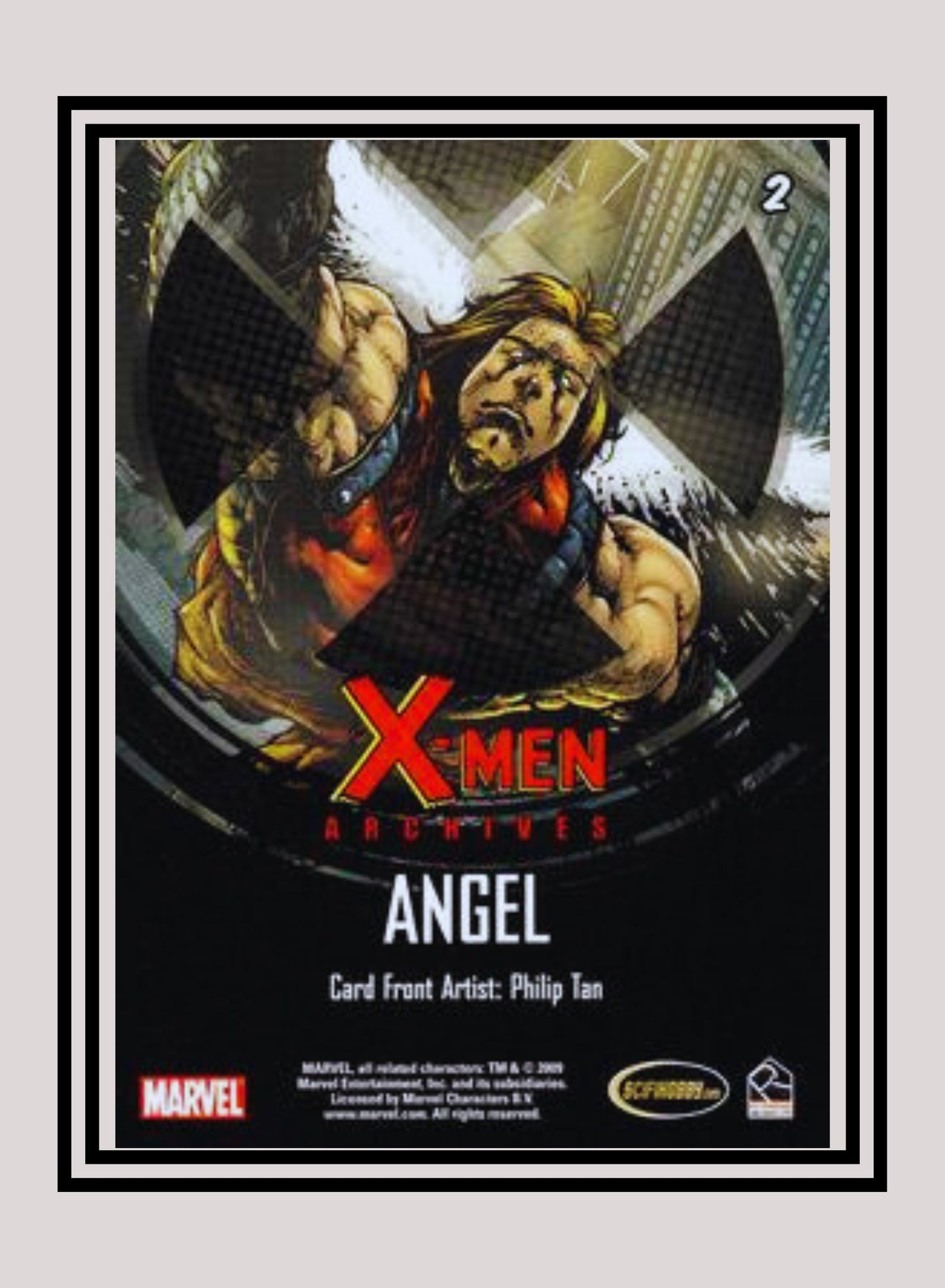 Marvel! 1x Angel - Base (#02 - 2009 Rittenhouse X-Men Archives)