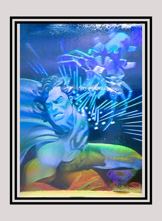 DC! 1x Insectoid Attack! - Hologram (#03 - 1996 Fleer Superman Hologram Series)