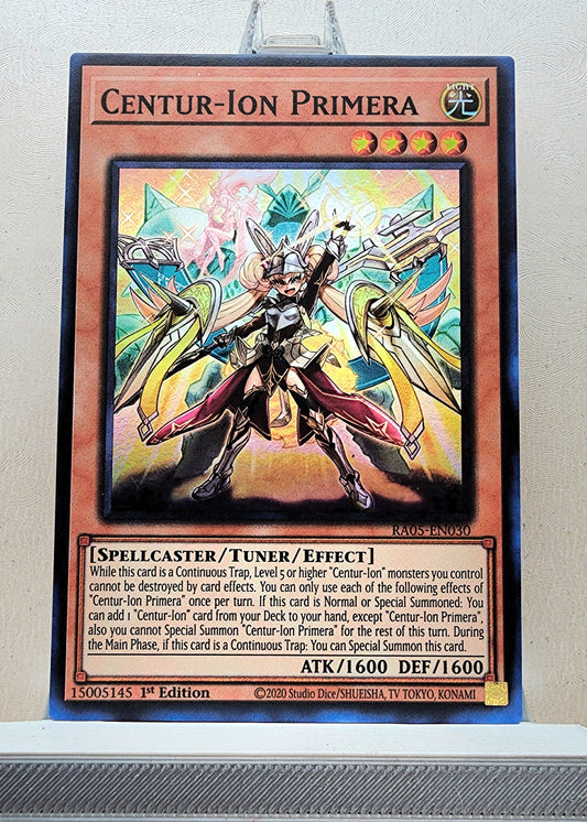 Yugioh! 1x Centur-Ion Primera (RA05 - Super Rare) 1st Edition