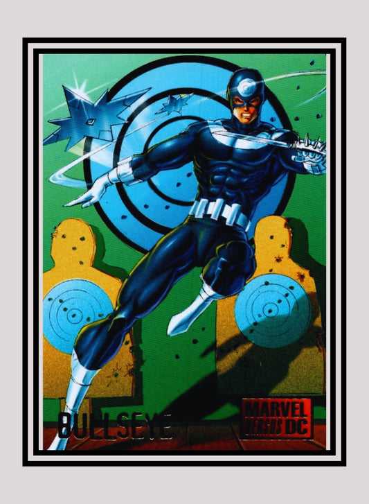 Marvel! 1x Bullseye - Base (#030 - 1995 Fleer DC vs. Marvel Comics)