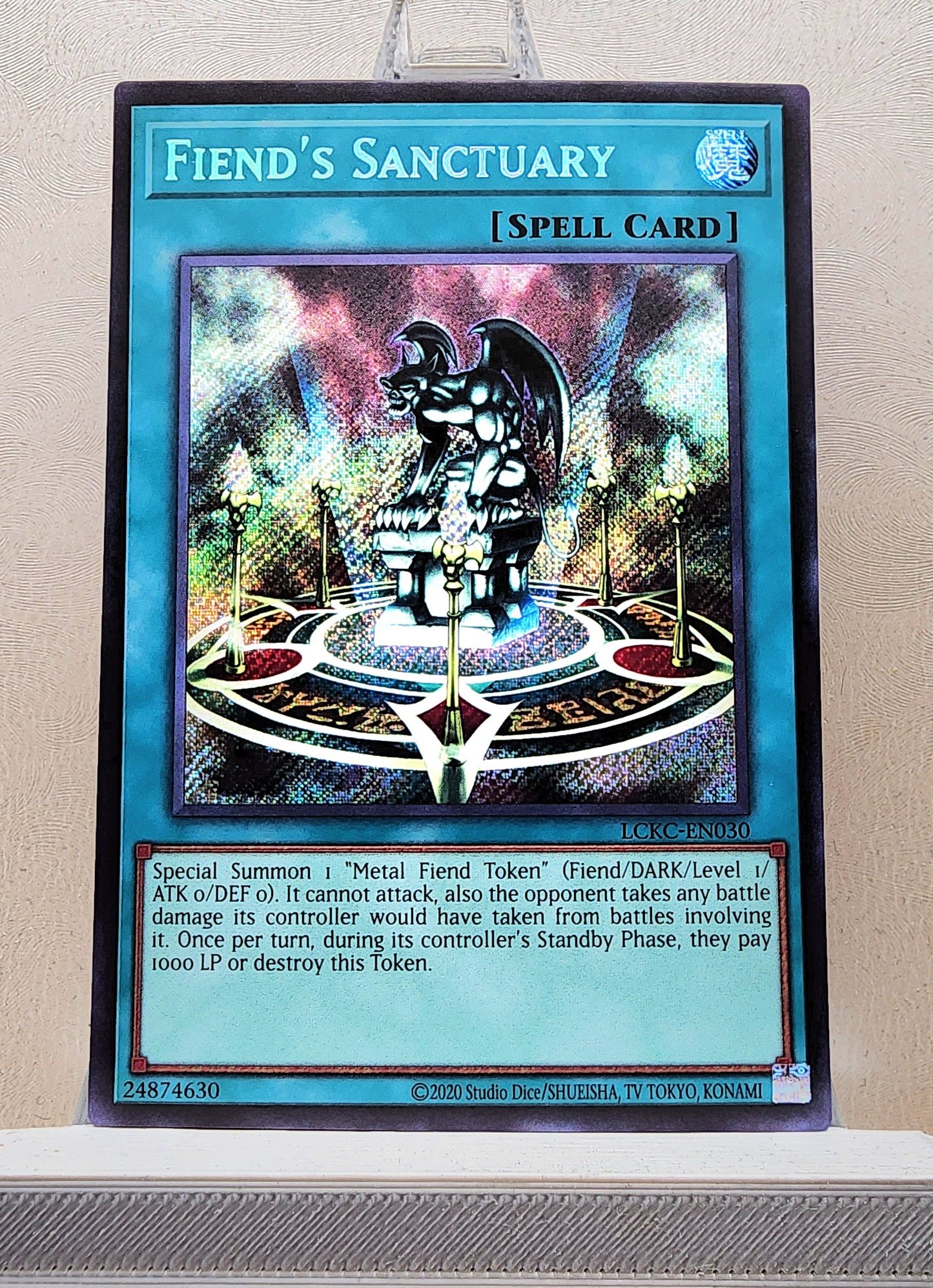 Yugioh! 1x Fiend's Sanctuary (LCKC - Secret Rare) Unli Edition