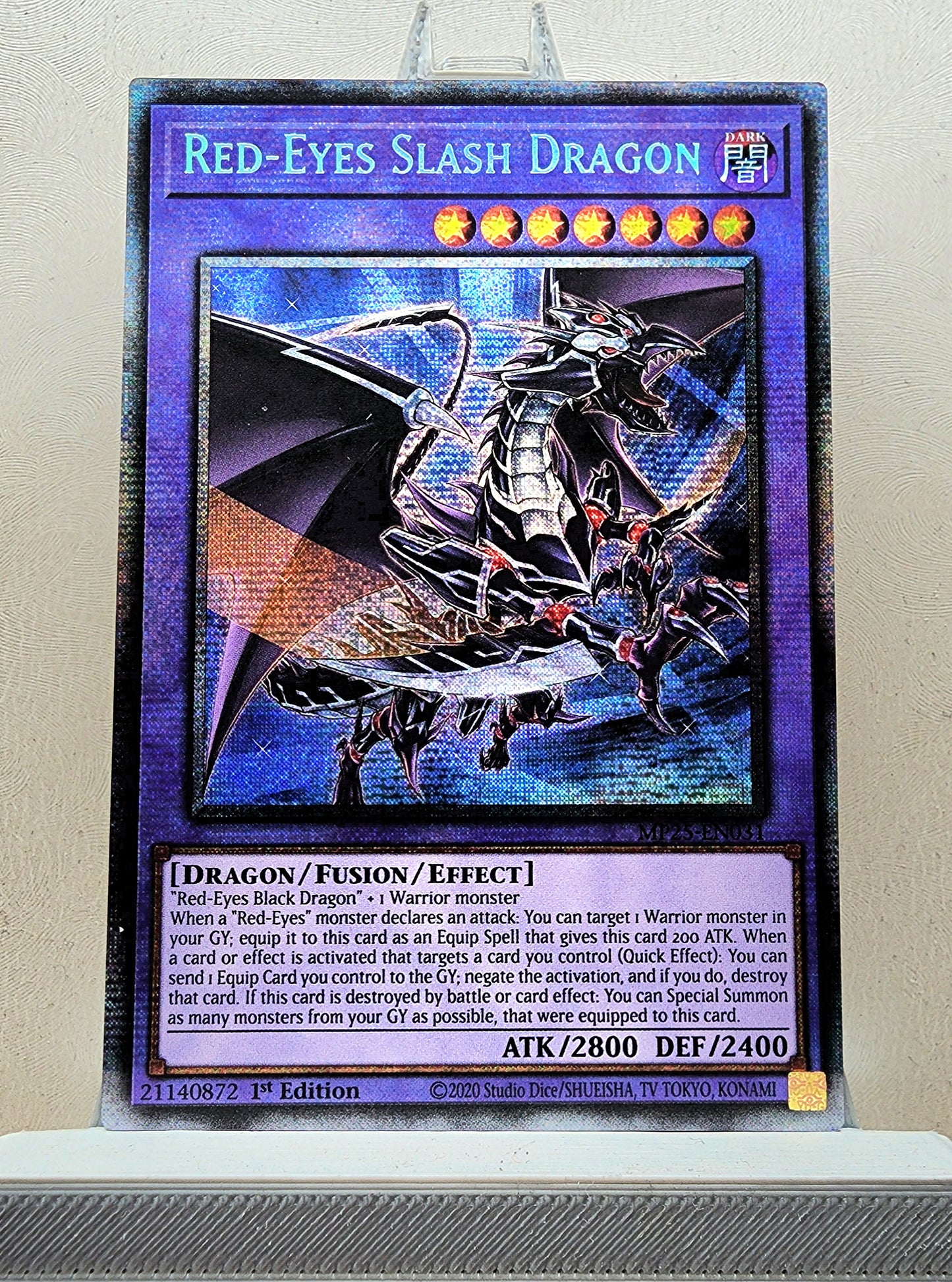 Yugioh! 1x Red-Eyes Slash Dragon (MP25 - Starlight Rare) 1st Edition