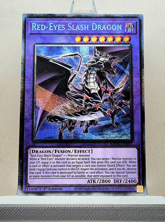 Yugioh! 1x Red-Eyes Slash Dragon (MP25 - Starlight Rare) 1st Edition