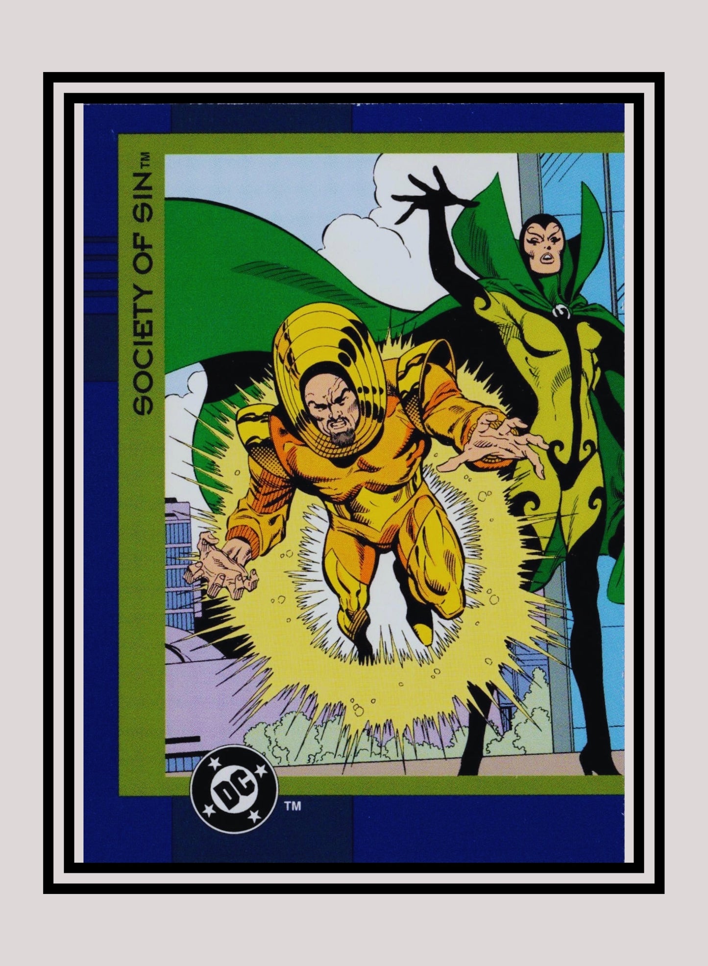 DC! 1x Society of Sin - Base (#031 - 1993 Skybox DC Cosmic Teams)