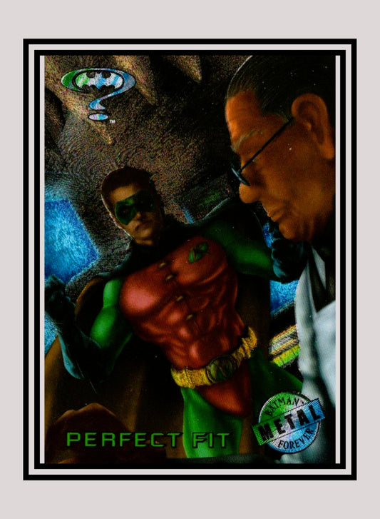 DC! 1x Perfect Fit - Base Metal (#031 - 1995 Fleer Batman Forever Metal)