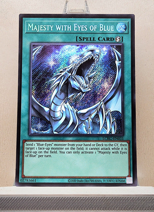 Yugioh! 1x Majesty with Eyes of Blue (LCKC - Secret Rare) Unli Edition