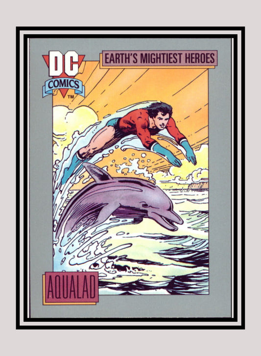 DC! 1x Aqualad - Base (#032 - 1991 Impel DC Cosmic Cards)