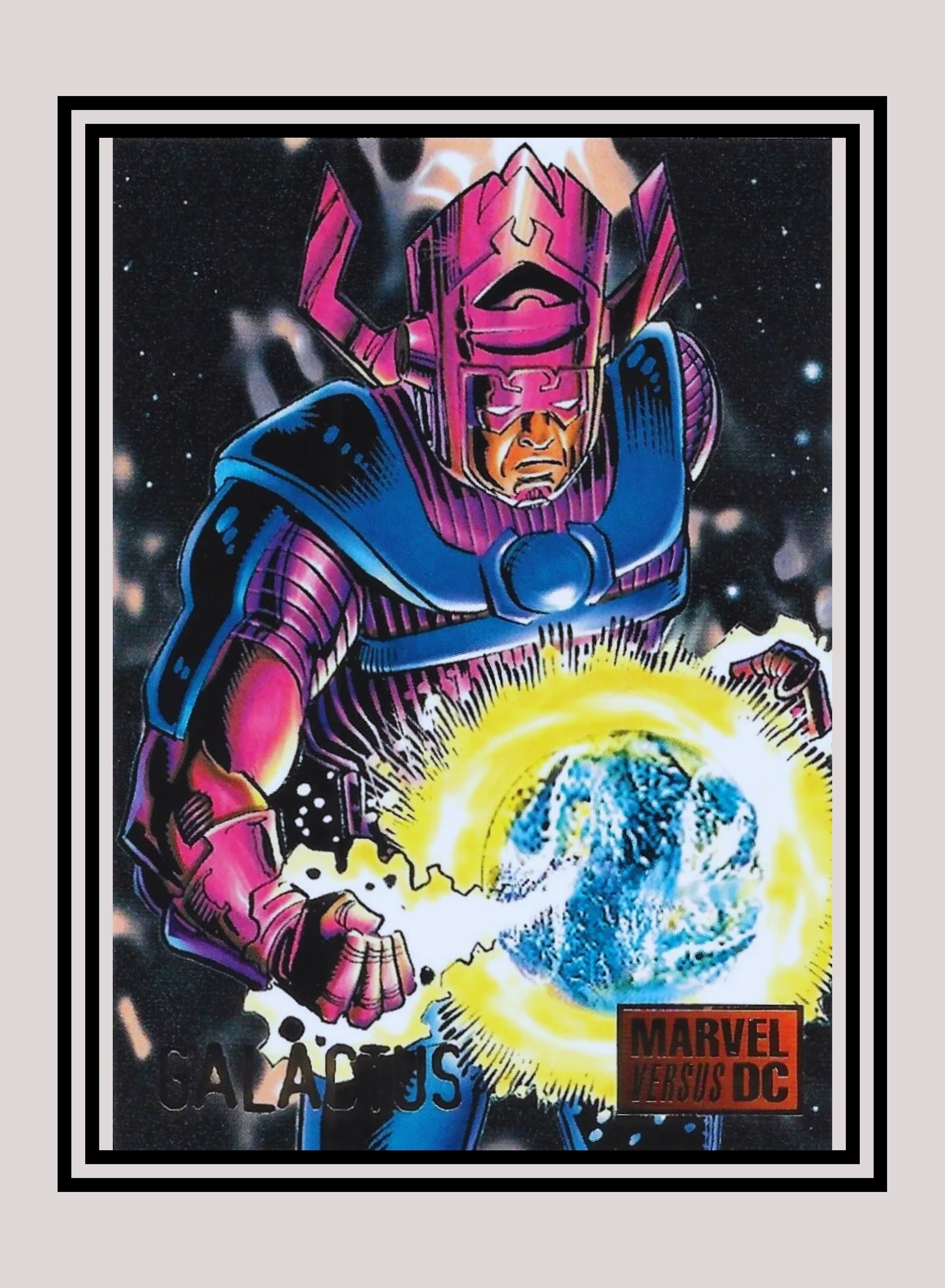 Marvel 1x Galactus Base 032 1995 Fleer Dc Vs Marvel Comics 